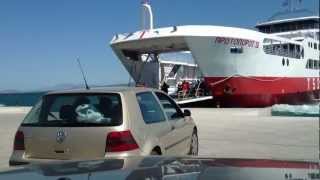 preview picture of video 'Time lapse at Protoporos Ferry Boat [Oropos-Eretria, GREECE]'