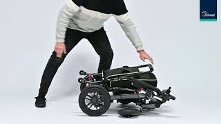 Elektrický invalidný vozík FLASH-TIM ľahký, skladací