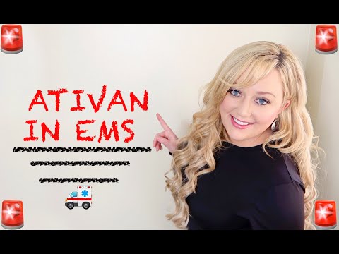 EMT/Paramedic Medication Notecards || Ativan