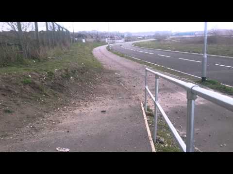 Dbxl. Getting proper bashed. Broke clutch bearing.