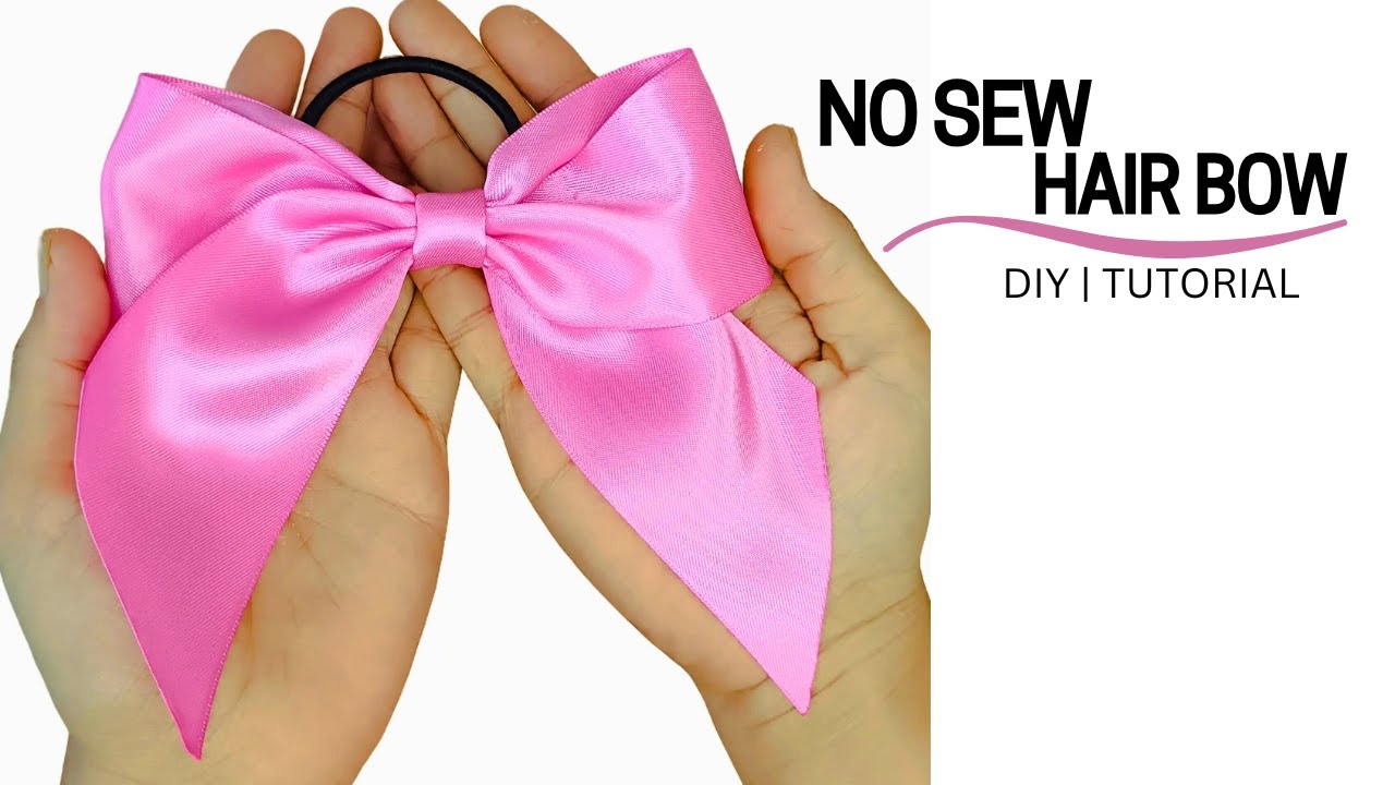 Quick and Easy No Sew Hair Bow DIY – Revamp Your Hair Tie in a Flash!