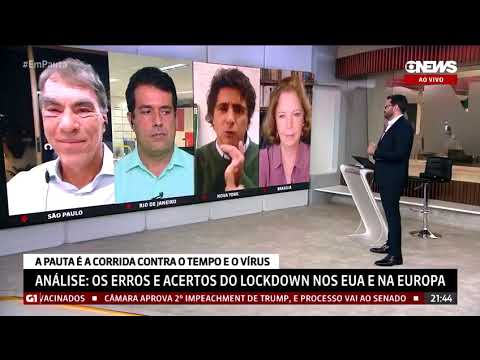 Demétrio Magnoli e Guga Chacra discutem ao vivo sobre lockdown