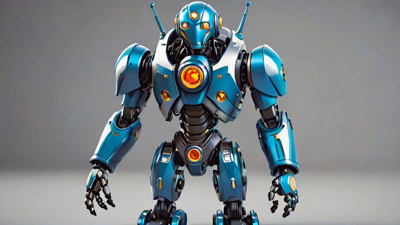 Blender with Stable Diffusion XL Tutorial - Robot character