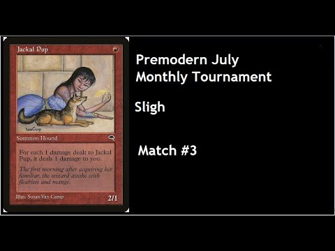 July 2020 Premodern Monthly Open Sligh vs Esper