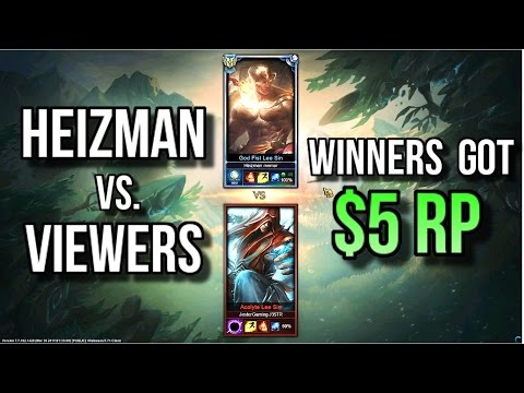 1v1 Challenge | Heizman vs. Fans/Viewers - League of Legends