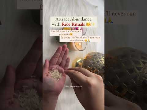 Rice Ritual to Attract Abundance! Comment “Money” to claim! #money #ritual #remedies #short #tips