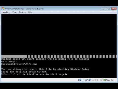 comment reparer ntfs.sys