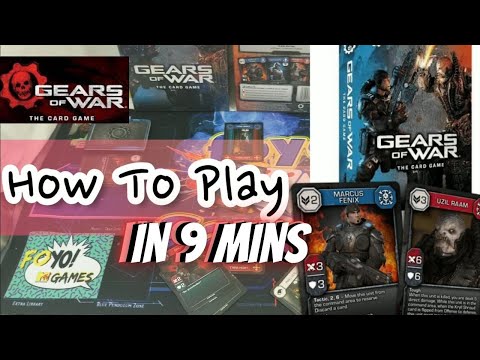 Gears of War: the Card Game - How to Play (in 9 Minutes)