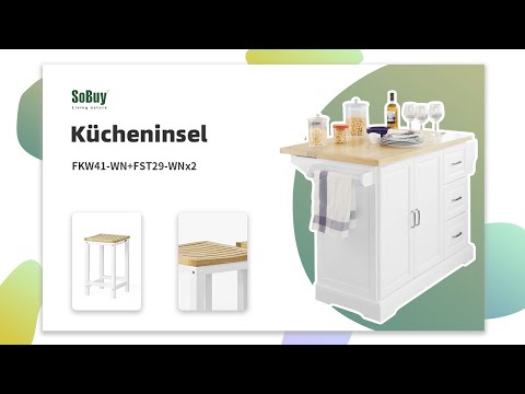 Kücheninsel FKW41-WN Weiß