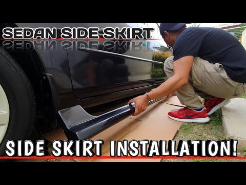 SIDE SKIRT INSTALLATION | SEDAN | #4KRESOLUTION