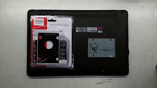Video thumbnail for ASUS X541S Laptop Notebook upgrade second hard disk caddy and Kingston SSD by KL Gamers