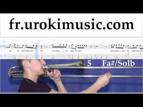 Comment Jouer du Trombone Passenger - Let Her Go Tab Tablature Partie#2 um-i829