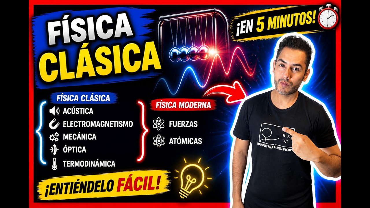 ✅QUÉ ES LA FÍSICA? (Clasificación Física clásica y Moderna)| APRÉNDELO HOY❗️💯😎| Física