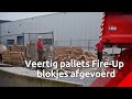Veertig pallets met aanmaakblokjes van Fire-Up afgevoerd