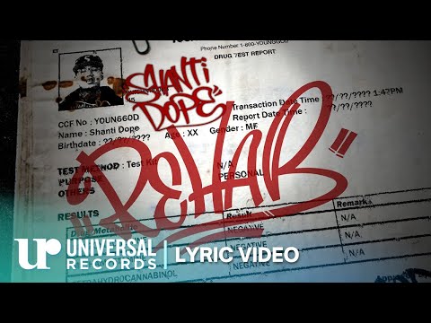 Shanti Dope - Rehab (Official Lyric Video)