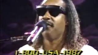Stevie Wonder - Front Line &amp; I Just Called To Say I Love You (Live 1987)