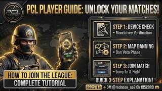 How to Join & Play in PCL: Device Check, Map Banning & Joining Matches! (Complete Tutorial)