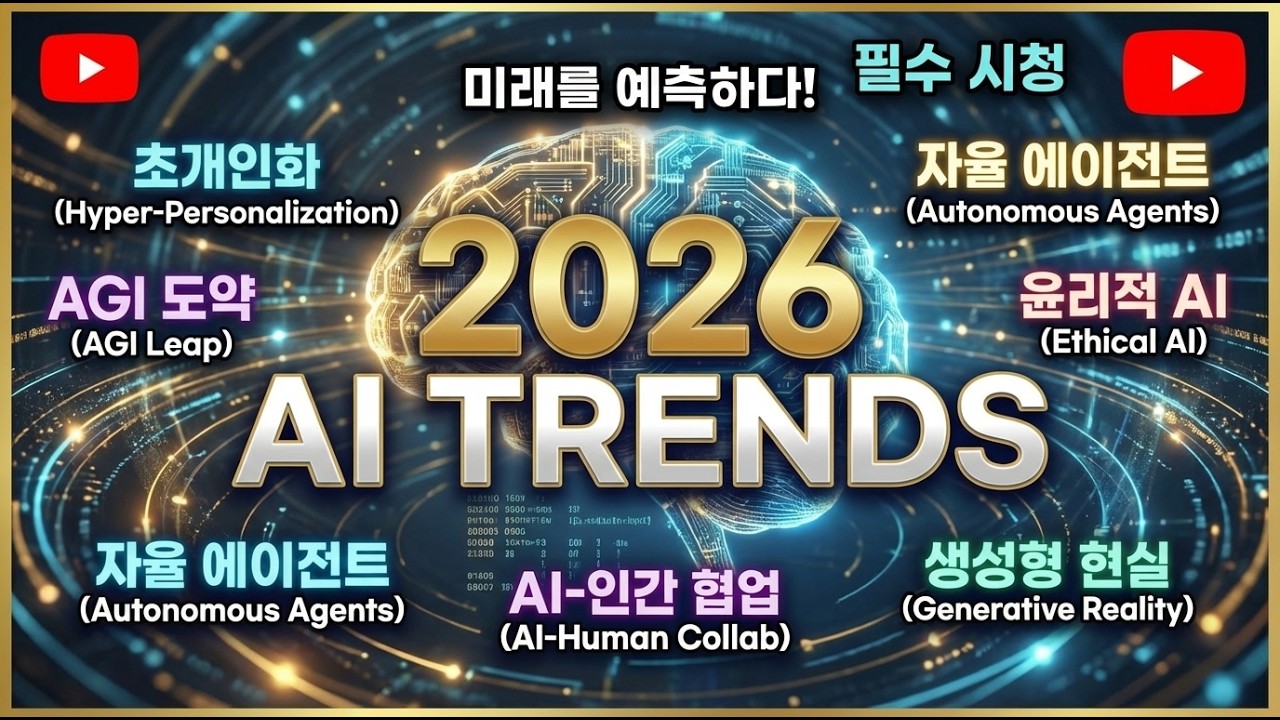 2026년, AI는 ‘도구’가 아니라 ‘인프라’가 됩니다: 4가지 핵심 변화