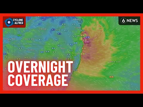 BREAKING: Watch live as Cyclone Alfred approaches Queensland coast ahead of landfall | 6 News