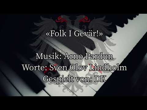 Folk I Gevär - Swedish Patriotic Song (Piano + Lyrics)