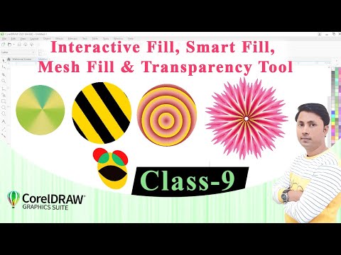 #9 Interactive Fill, Smart Fill and Mesh Fill | How to Fill Different Shades in Object