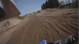 preview picture of video 'Riding my Yz125 on MX Ste-Sophie original track'