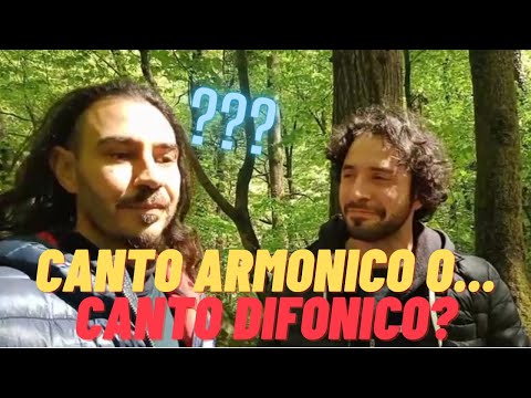 Differenza tra canto armonico e canto degli armonici (o difonico)