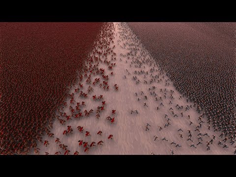 10.000 SPARTANS vs 60.000 RUNNER ZOMBIES - Ultimate Epic Battle Simulator