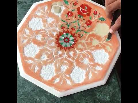 Marble Inlay Table