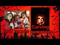 fall/halloween vlog- fnaf movie, painting/carving pumpkins