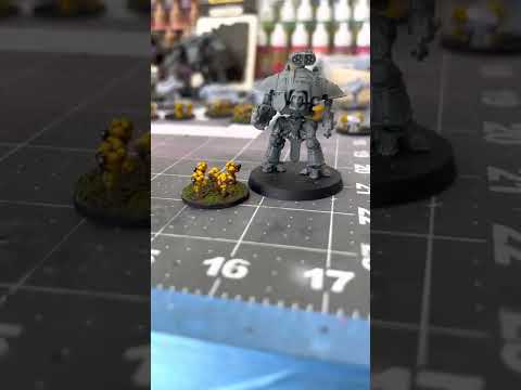 How Games Workshop deals with scale. Comparing 28mm 40K, 8mm Adeptus Titanicus, and 6mm Epic 40K.