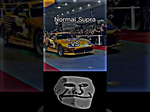 NORMAL SUPRA 💥 VS 💥 PAUL WALKERS SUPRA 💀💨 CAR SHOW 🖤👈 #viral #supra