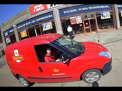 WN13GUD - Royal Mail - Horn abuse, swearing