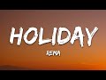 Rema - Holiday (Lyrics)
