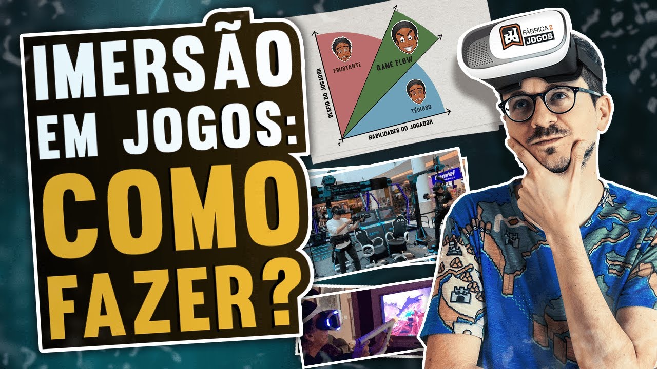Como deixar o Jogador Imerso em seu Jogo? A Imersão em Jogos | Fábrica de Jogos
