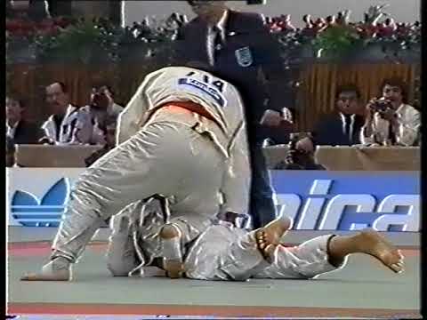 World judo championship 1987,Essen,Germany,+95 kg final,Grigory Veritchev vs Mohamed Ali Rashwan