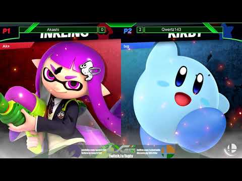 Akashi (Palutena/Inkling) vs qwertz143 (Kirby) - Smash Ultimate @ LXG 11 - Losers Finals