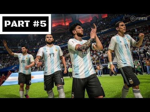 FIFA 18 World Cup Argentina Gameplay Walkthrough Part #5 - QUARTER-FINALS!!