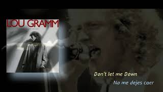 Lou Gramm- If I Don't Have You (Video Lyric - Sub English - Spanish) HD