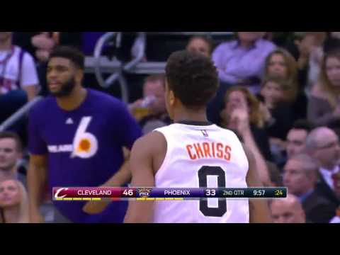 Brandon Knight Fakes Twice and Assist! | Cavs vs Suns | January 8, 2017 NBA regular season