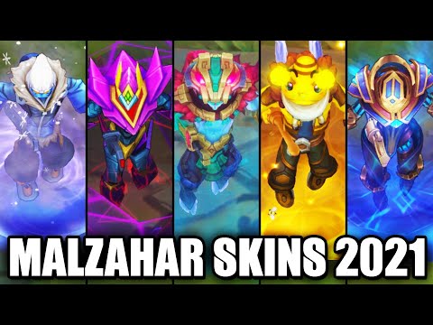 All Malzahar Skins Spotlight 2021 (League of Legends)