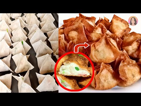 How To Make Crunchy & Crispy CRAB RANGOON? Cream Cheese Recipe/Appetizer,Snack ,Negosyo Idea