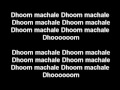 Dhoom Again Full Song Lyrics