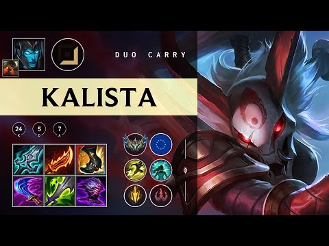Kalista ADC vs Cassiopeia - EUW Challenger Patch 25.23