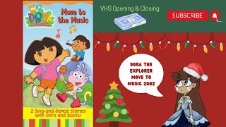 Dora The Explorer Move To Music 2002 VHS Opening &
