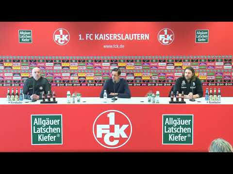 Pressekonferenz nach dem Heimspiel gegen den SV Meppen