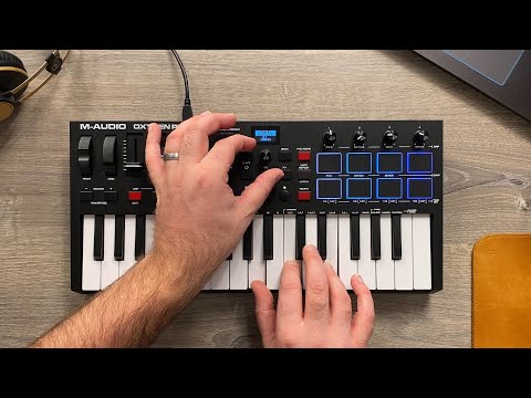 Using the Arpeggio on the M-Audio Oxygen Pro Mini
