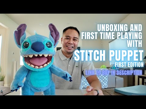 Perfect Holiday/Birthday Gift Idea! Disney Stitch Real FX Puppet. Link to Buy in Description 💙🩵