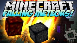 Minecraft | FALLING METEORS! (Destruction from the sky!) | Mod Showcase [1.5.2]