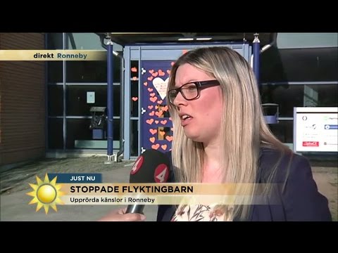 Flyktingbarn portas från vanliga ingången - Nyhetsmorgon (TV4)